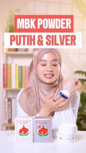 MBK SILVER: Bedak Penghilang Bau Badan & Pewangi Ketiak