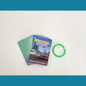 Montessori Transportation Cognitive Flash Cards | Kids Learn Vehicle English Words Flashcards for Preschool Kindergarden Pre K | Educational Toy | Early Learning Materials For Kids