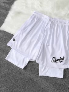 American Style Basketball Shorts Four Parts Knee-Length Training Equipment Mens Sportswear Quick Dry Breathable Polyester Fiber