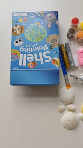 SG EmmAmy® Shell Painting Kit for Kids - Glow in The Dark Arts DIY Paint Toys Montessori Colorful Drawing Sets Creative Art Set Birthday Gifts