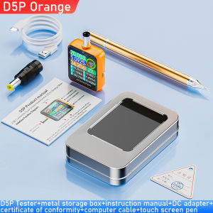 ATORCH D5P Kỹ Thuật Số Vôn Kế Ampe Kế Wattmeter Màn Hình Cảm Ứng DC5.5 Bút Thử 4.5-80V 12A Dung Lượng Pin Máy Phân Tích Nguồn Điện Màn Hình