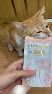 [GIÁ DÙNG THỬ] Pate Alpha Pet Peptide cho mèo gói 60g vị cá ngừ bổ sung dinh dưỡng - Pika Petshop