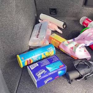 Car Trunk Car Organisers Backseat Hanging Car Organisers with 8 Large Storage Bag Trunk Organizer for SUV Truck Space Saving Exp