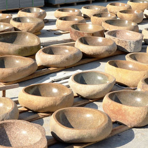 Cobblestone Table Basin Household Bathroom Pool Balcony Room Outdoor Garden Courtyard Art Stone Wash Basin