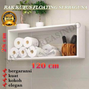 [COD] AMBALAN DINDING KUBUS/ RAK KUBUS FLOATING # size P:100/80/60 L:12 T:25