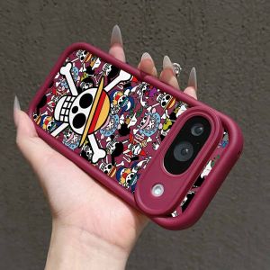 One Piece | Ốp Điện Thoại TPU Mềm Có Logo P-Piece Đẹp Mắt Dành Cho Google Pixel - Thiết Kế Thời Trang Chống Trầy Xước Chống Trượt Có Dây Đeo