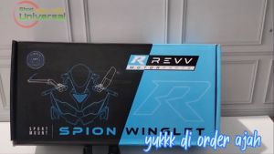 SPION WINGLET BACK MIRROR LED SPION Zx25R Full Cnc Universal Ninja Cbr Gsx R15 Nmax Xmax