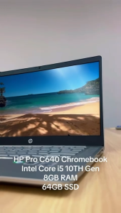 HP PRO C640 CHROMEBOOK 14.0" /INTEL CORE I5 10310U/8GB/64GB + FREE GIFT!  (LAPTOP STUDENT/OFFICE/ONLINE)