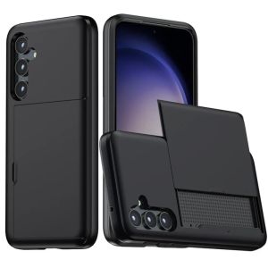 For Samsung S25 Edge S24 Ultra S23 S21 FE S22 Plus + A56 A55 A36 A16 5G Wallet Phone Case with Hidden Card Slot Holder Cover