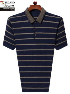 TUCANO | 2026 Style Loose Men T-Shirt Polo Shirt Stripe