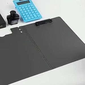 A4 Clipboard Folder Vertical Clip Board Pad Folder Case Document Organizers with Cover 23x31.5cm