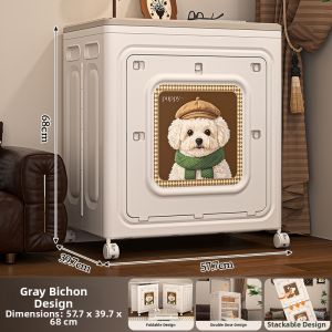 MMZECE | Large Foldable Flip Top Storage Box