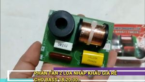Mạch Phân Tần 2 Loa YULI nhập khẩu cao cấp 1 bass 1 treble cho loa các loại bass giá 1 mạch