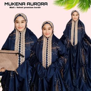 MUKENA AURORA BORDIR CANTIK / HARGA RAMAH DI KANTONG