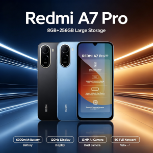 Redmi | Redmi phone Redmi A7 Pro 8 GB RAM 256 GB ROM 6.9 FHD+ Helio G85 Gaming Smartphone Dual 5G VoLTE 5000mAh Dual Rear Camera