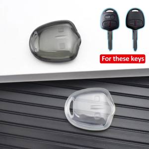 Shell Fob TPU Car Key Case Cover Bag For Mitsubishi ASX Mirage Montero Shogun L200 Colt Outlander Pajero Lancer EX Accessories