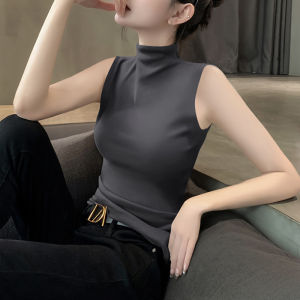 Modal Halter Neck Vest Women Summer New Style Sleeveless Top Black High-End Sensation Base Layer Inner Wear Commute Slim Fit