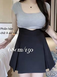 High Waist A-Line Mini Skirt for Women plus Size Black Korean Style Spring Summer Fashionable Versatile Short Skirt