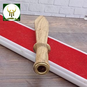 once pipa klokotan kayu Bidara motif pedang A82