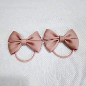 Deep Blue Butterfly Knot Hair Accessories for Girls Children Hair Ties Teenage Hair Bands Hair Elastics for School Use