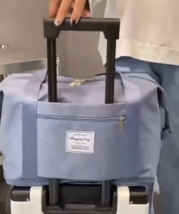 Large Capacity Folding Travel Bag Expandable Dry and Wet Separation Bag Waterproof Carry Luggage Backpack Bag