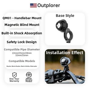 Anti-Shake Anti-Vibration Magnetic Quick Release Phone Holder