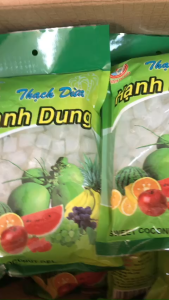 Thạch Dừa 450gr Gói – Hạnh Dung Chính Hãng Thạch Dừa Ngon Mát Topping Trà Sữa & Món Tráng Miệng