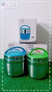 Cặp Lồng Ruột Inox Siêu Giữ Nhiệt 2 Ngăn 1.3 Lít Và 1.5 Lít Cho Văn Phòng Gia Đình Tiện Dụng