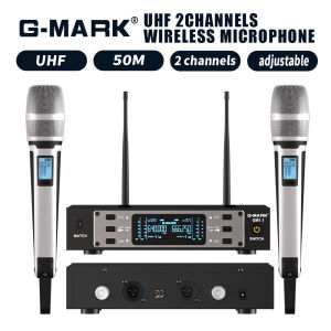 Karaoke Mic G-MARK GM1.1 Versatile Wireless Microphon UHF Frequency Stable Audio Transmission For Party Show Teaching Wedding