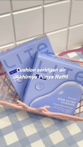 [Refill]Lightplus by Wardah Cushion Lite Skin Filter Cushion Flawless Coverage Powder Foundation Base Makeup Primer Longlasting Tahan Lama Make Up Kosmetik
