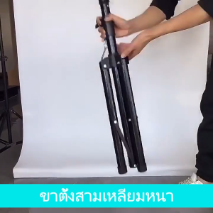 auusu ขาตั้งวิกผม ขาตั้งหัวหุ่นสำหรับฝึกทำผม ขาตั้ง3ขาพับได้ พับได้ มั่นคงทนทาน หัวยึดอลูมิเนียมอัลลอยด์คุณภาพสูง แบบพกพา