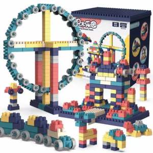 Thùng Đồ Chơi Lego 520 Chi Tiết. Lắp Ghép Xếp Hình Cho Trẻ Sáng Tạo Thoả Trí Tưởng Tượng Phát Triển Trí Não Rèn Luyện Khéo Léo Kiên Trì Cho Trẻ