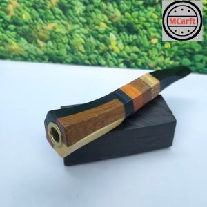 Once pipa klokotan kayu kelor hitam kombinasi secang kemuning gading kelor emas C190