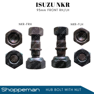 93mm ISUZU NKR FRONT HUB BOLT WITH NUT STUD WHEEL HUB DRUM RH/LH