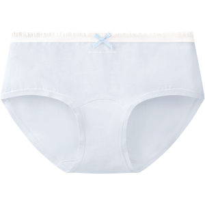 AIMO | Elongated Crotch Triangle Shorts Underwear Pure Cotton Antibacterial Breathable Seamless Comfortable For Girls Non-Marking Butt