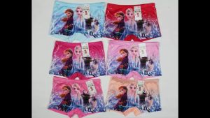 1 LUSIN | Celana Dalam BOXER anak PEREMPUAN Motif FROZEN Super LEMBUT / CD Dalaman BALITA / SHORT anak Cewek IMPORT MURAH