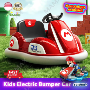 【SG Ready Stock】🎉NEW RELEASE🎉Kids Electric Bumper Car With Remote Control + Music & Lightings★Baby/Toddler/Children Ride On Toys✅Christmas/Birthday Gift/Presents✅