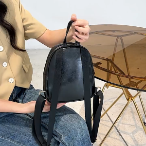 VenusBag Casual Ladies Backpack Korean Style Backpack Mini Womens Bag Fashionable Zipper Backpack