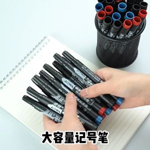 Quick-Dry Permanent Waterproof Marker Red Blue Black Permanent Marker Pen/Oily Marker Pen wholesaled cod