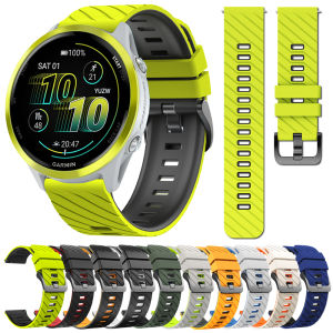 Bands For Garmin Venu 4 45mm 22mm Watch Strap for Venu 3 2 Forerunner 265 255 Music 570 47mm Vivoactive4 Silicone Sport Bracelet