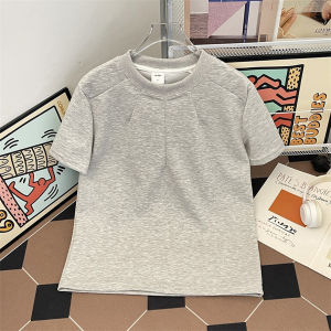 Áo Thun Cotton Tay Ngắn Rộng Rãi Cho Nữ Phong Cách Đường Phố Mỹ Áo Thun Cặp Đôi Chất Liệu Cotton Mùa Hè Thoáng Khí