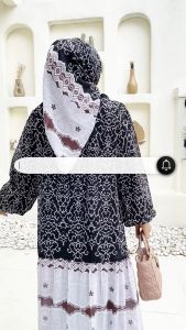 Zahira1808 Bianca 2 Gamis Bahan Ceruty Baby Doll Import Gamis Murah Trendi Baju Syari Muslim Wanita Ibu Terlaris Baju Pesta Adem Nyaman Di Pakai Real pict Orii GLZ