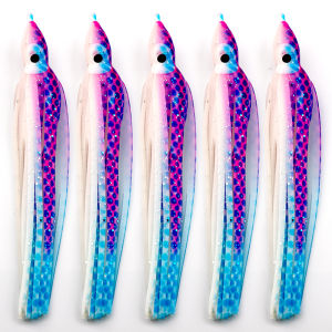 fishingfans | Mồi Câu Bạch Tuộc Mềm PVC Phát Sáng Chân Váy 6-20cm Mồi Câu Mực Cho Câu Cá Biển Sông Hồ Câu Kéo Có Tính Năng Phát Sáng