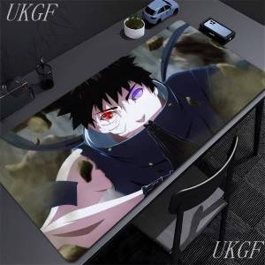Bandai | Naruto Nine Tails Chakra Anime Gaming Mouse Pad Large Rubber Keyboard Desk Mat With 2MM Stitched Edge Design
