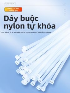 YUEYUZHE | Dây Đai Cable Ties Tự Khóa Nylon Đen và Trắng