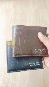 กระเป๋าสตางค์ผู้ชาย KINGDUSHI ใบใหญ่สั้น รุ่นD3401-19