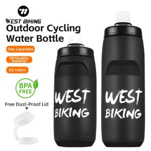 West Biking | WEST BIKING 620ml Bicycle Water Bottle Portable Outdoor Sports PP Soft Flask MTB Road Cycling Camping Gym Fitness Hiking Kettle