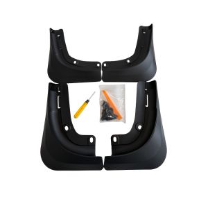 4-Piece Set of Mudguards Suitable for Tesla Model Y Juniper 2025 2026 Splash Guards Without Drilling Oem Suitable for Front and Rear Mudguard Protection Kit