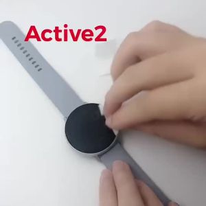 Curved Screen Protector for Samsung Galaxy Watch Active 2 40 44mm Clear Protective Film for Galaxy Active 2 40 44mm (Not Glass)