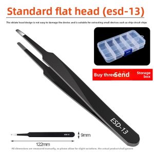 LECAN | Stainless Steel Precision Bent Tweezers